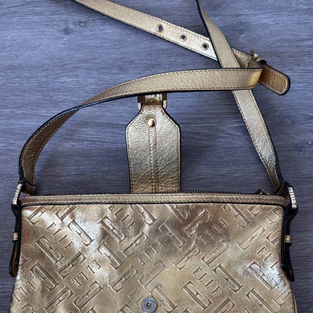 ELLE Gold Crossbody Bag - Picture 6 of 16